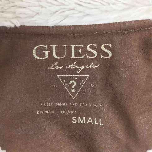 ゲスジーンズ GUESS JEANS フェイクムートンジャケット レディース S