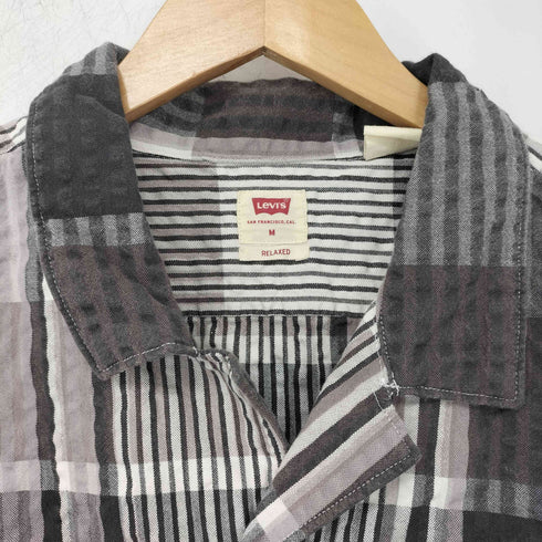 リーバイス Levis S/S シアサッカー チェックシャツ メンズ JPN:M