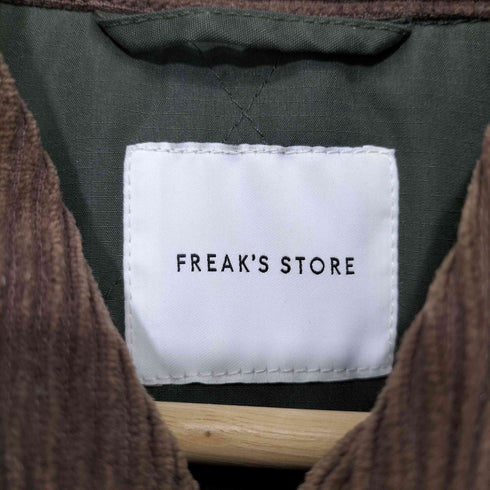 フリークスストア FREAKS STORE 襟コーデュロイブルゾン ワッペンカスタム メンズ JPN:L
