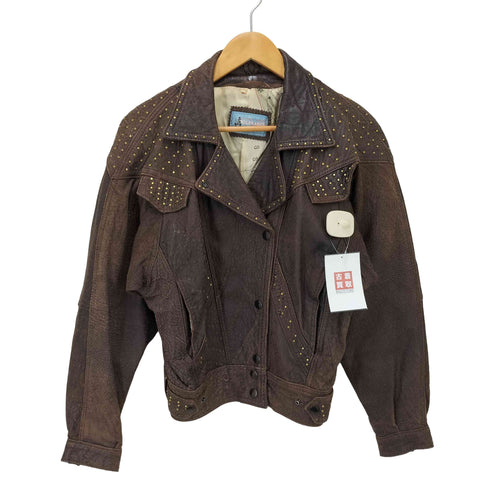 tolerance スタッズ レザージャケット y2k レディース