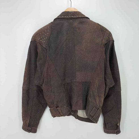 tolerance スタッズ レザージャケット y2k レディース