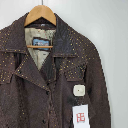 tolerance スタッズ レザージャケット y2k レディース