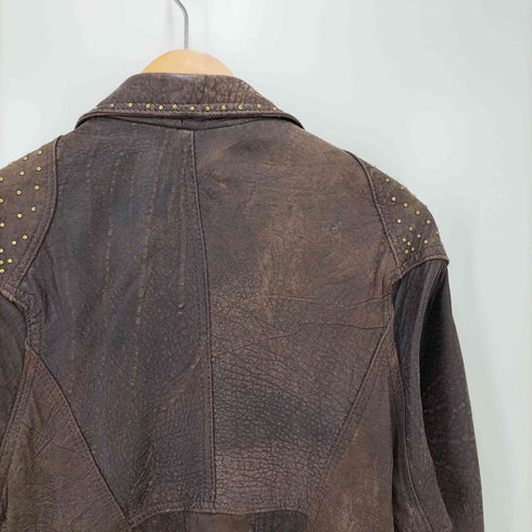 tolerance スタッズ レザージャケット y2k レディース