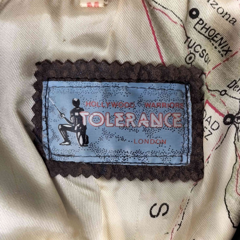 tolerance スタッズ レザージャケット y2k レディース