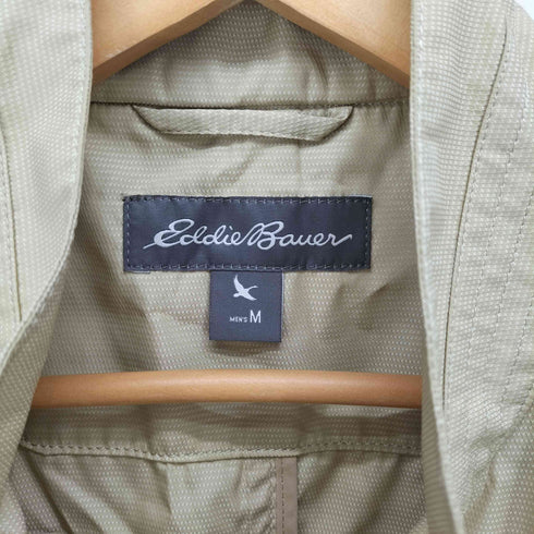 エディーバウアー Eddie Bauer 裏地メッシュ マルチポケット 比翼 スタンドカラー ジャケット メンズ import:M