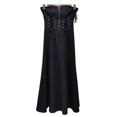 LVEU レースアップビスチェワンピース レディース