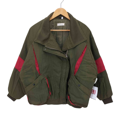 ギミック バイカラー ブルゾン 短丈 メンズ