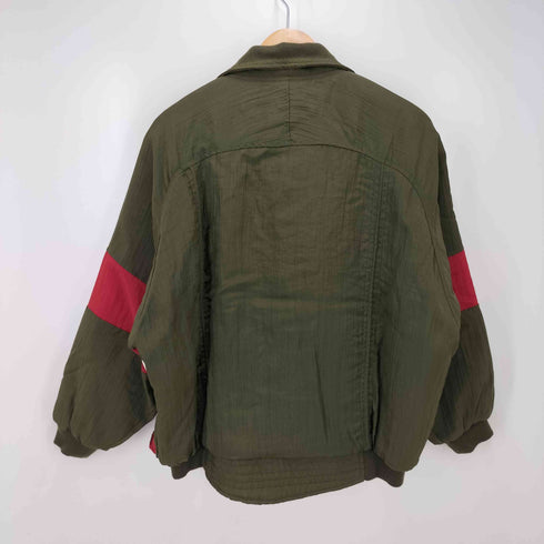 ギミック バイカラー ブルゾン 短丈 メンズ