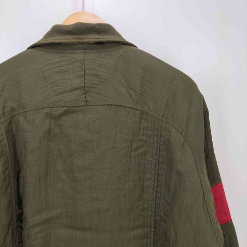 ギミック バイカラー ブルゾン 短丈 メンズ