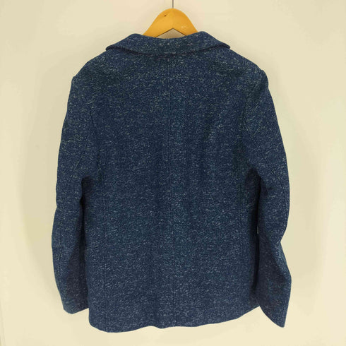 リーバイスメイドアンドクラフテッド Levis Made & Crafted ポルトガル製 レザーパッチ リネン混 ツイード 2B シングルブレストジャケット メンズ JPN:1