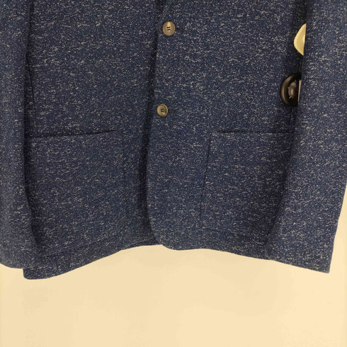 リーバイスメイドアンドクラフテッド Levis Made & Crafted ポルトガル製 レザーパッチ リネン混 ツイード 2B シングルブレストジャケット メンズ JPN:1