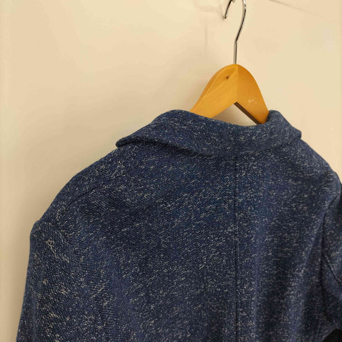 リーバイスメイドアンドクラフテッド Levis Made & Crafted ポルトガル製 レザーパッチ リネン混 ツイード 2B シングルブレストジャケット メンズ JPN:1