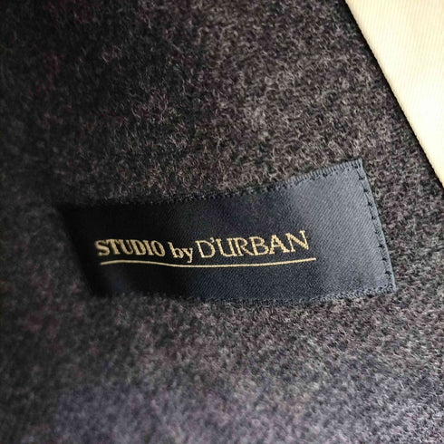 スタジオバイダーバン STUDIO by DURBAN カシミヤライナー付き比翼ステンカラーコート メンズ