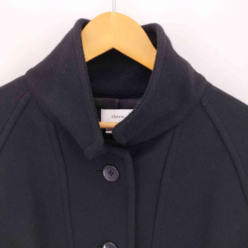 ドレステリア DRESSTERIOR thero. セロ ウール スタンドカラーコート レディース