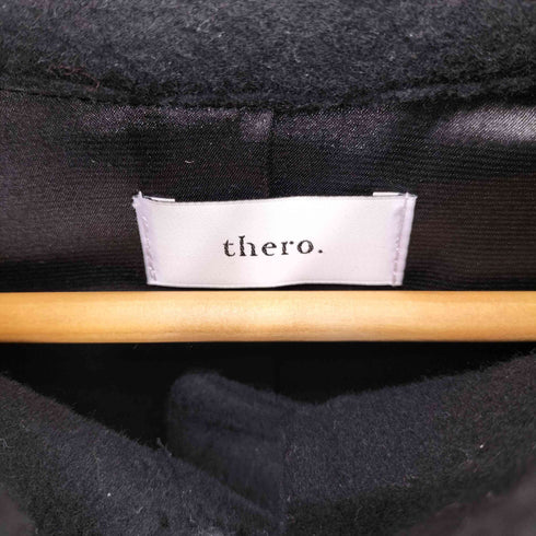 ドレステリア DRESSTERIOR thero. セロ ウール スタンドカラーコート レディース
