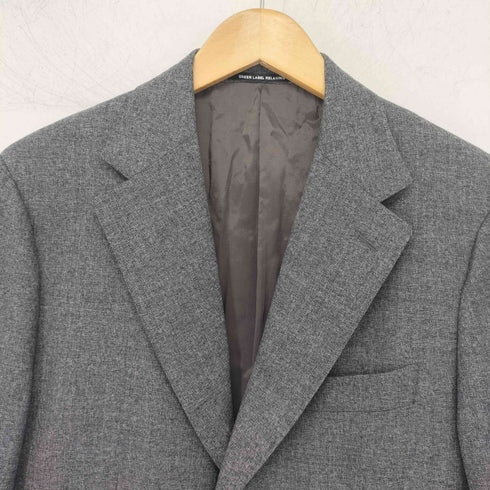 ユナイテッドアローズグリーンレーベルリラクシング UNITED ARROWS green label relaxing REDA ACTIVE フラノ 無地 3B HXD 2P ジャケット メンズ JPN:48