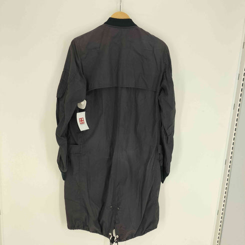 ジョンローレンスサリバン JOHN LAWRENCE SULLIVAN MA-1型 ロングコート ドローコード 裏地メッシュ メンズ FREE