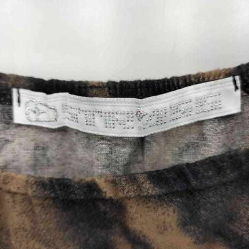 STRASS フラワー総柄 ビジューデザイン スカート Y2K レディース