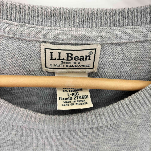 エルエルビーン L.L.Bean コットンカシミヤ クルーネックニット メンズ import:L