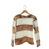 ローレンラルフローレン LAUREN RALPH LAUREN 90s ダメージ タイダイボーダー 長袖 クルーネックニット レディース import:S