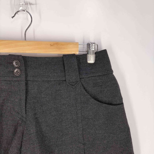 バーバリーブルーレーベル BURBERRY BLUE LABEL 裾プリーツ ウールショートパンツ レディース EUR:38