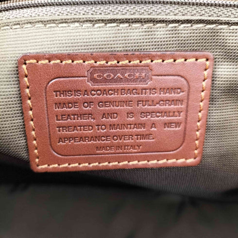 コーチ COACH OLD 2WAY レザー ショルダーバック メンズ