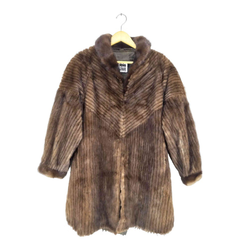 サガミンク SAGA MINK 銀サガ ミンクファーショールカラーコート レディース 13