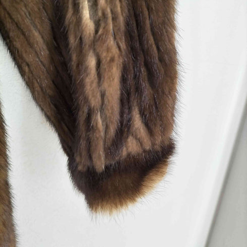 サガミンク SAGA MINK 銀サガ ミンクファーショールカラーコート レディース 13