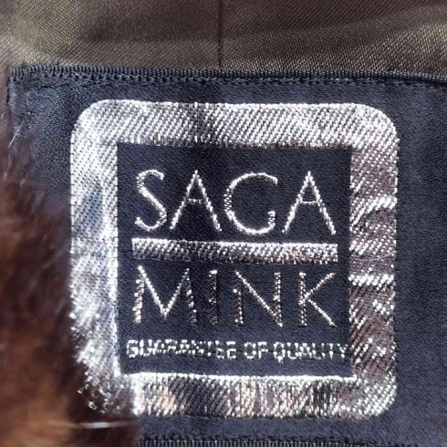 サガミンク SAGA MINK 銀サガ ミンクファーショールカラーコート レディース 13
