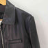 ザラ ZARA クロップド フェイクレザージャケット レディース import:L