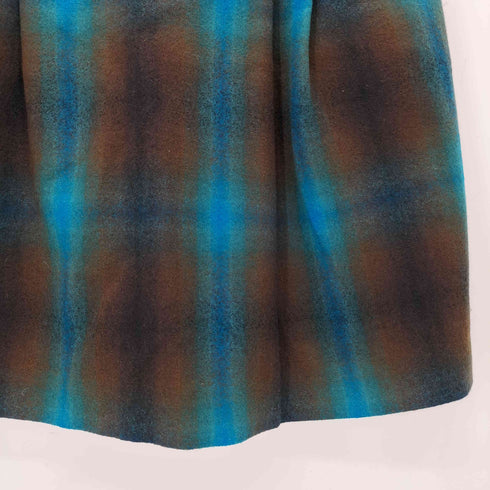 ダナキャランニューヨーク DKNY オンブレチェック スカート レディース 10