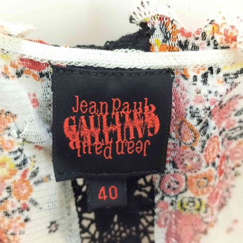 ジャンポールゴルチエ Jean Paul GAULTIER フルグラフィック パワーネット キャミソール タンクトップ archive y2k レディース 40