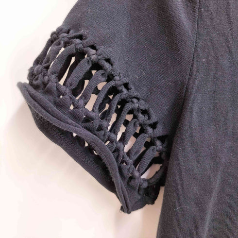 ジャンポールゴルチエ Jean Paul GAULTIER メッシュ切替 vネック クロップドカットソー archive y2k レディース 40