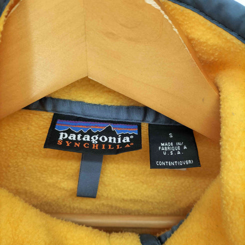 パタゴニア patagonia 90S 98AW USA製 SYNCHILLA SNAP-T シンチラ スナップT フリース プルオーバー メンズ import:S