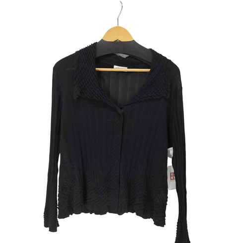 ヒロコビス HIROKO BIS essentiel フレアスリーブ コットン カーディガン レディース JPN:13号