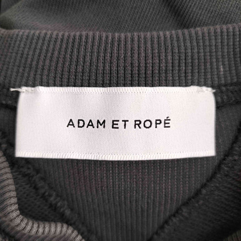 アダムエロペ Adam et Rope 24AW 洗える ボールバイオ加工スウェットシャツ レディース FREE