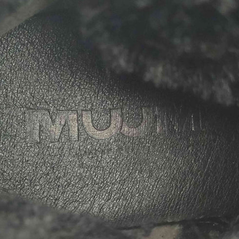 MUUM ビジュー付きインヒールブーツ レディース
