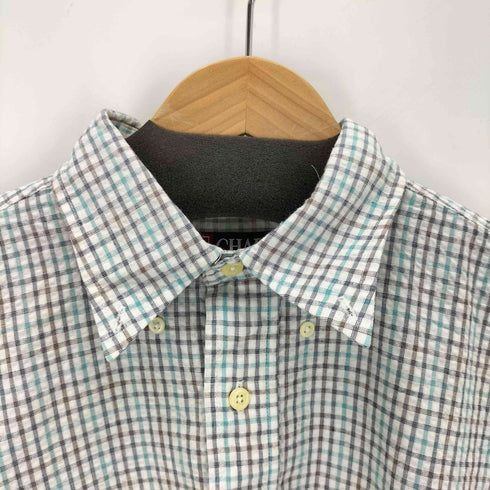 チャップスラルフローレン CHAPS RALPH LAUREN S/S シアサッカー プルオーバーシャツ メンズ JPN:M