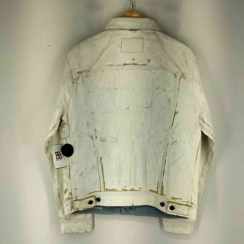 ディーゼル DIESEL D-BARCY GIACCA ペンキ加工デニムジャケット メンズ import:M