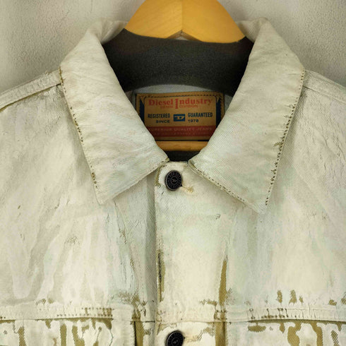 ディーゼル DIESEL D-BARCY GIACCA ペンキ加工デニムジャケット メンズ import:M