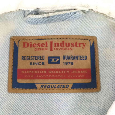 ディーゼル DIESEL D-BARCY GIACCA ペンキ加工デニムジャケット メンズ import:M