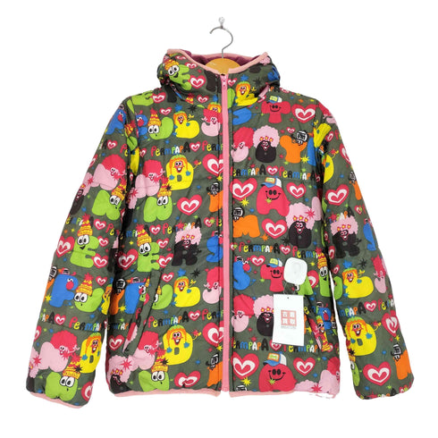 joyful and monster Y2K 平成 裏地フリース ジップアップジャケット レディース 150