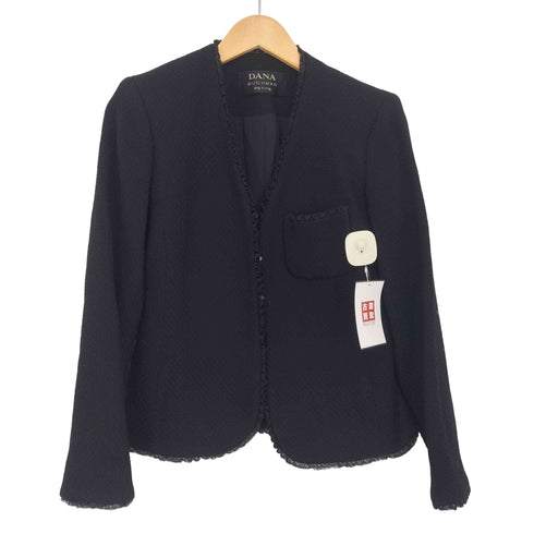 dana buchman 装飾ノーカラージャケット レディース US:4