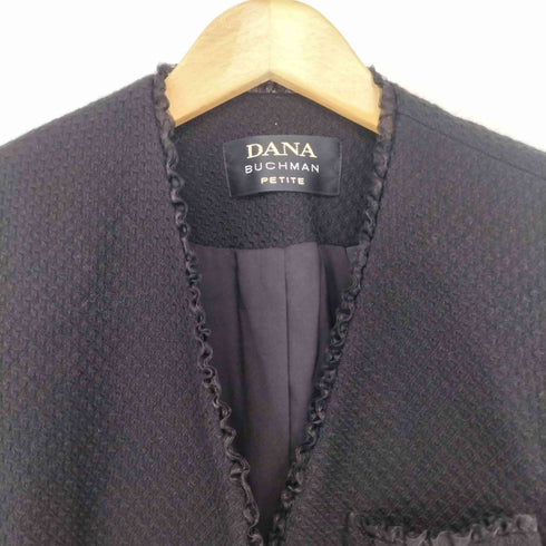 dana buchman 装飾ノーカラージャケット レディース US:4