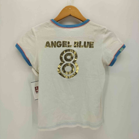 エンジェルブルー ANGEL BLUE キャラクター プリント リンガー Tシャツ Y2K レディース JPN:L