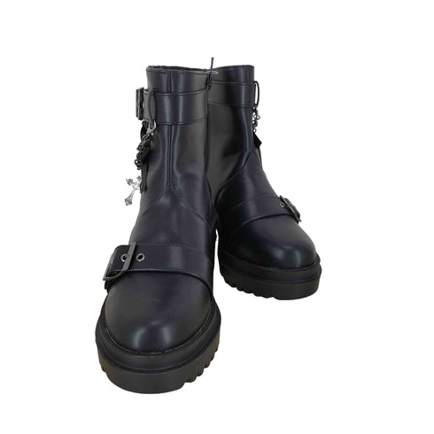 NIBBLE POISON クロスチャームショートブーツ Y2K レディース JPN:M