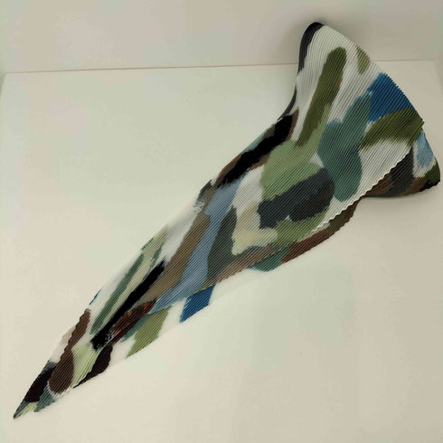 イッセイミヤケ ISSEY MIYAKE MIXEDCOLOR PLEATS STOLE ミックスカラー プリーツストール レディース