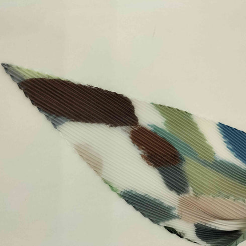 イッセイミヤケ ISSEY MIYAKE MIXEDCOLOR PLEATS STOLE ミックスカラー プリーツストール レディース