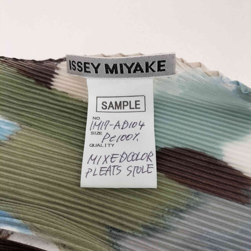 イッセイミヤケ ISSEY MIYAKE MIXEDCOLOR PLEATS STOLE ミックスカラー プリーツストール レディース