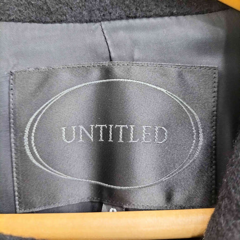 アンタイトル UNTITLED アンゴラウール混 ベルテッド コート レディース JPN:2